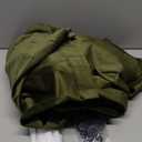 96 inches Long Olive Green Velvet Curtains for Living Room Bedroom Elegant Vintage Room Darkening Thermal Insulated Pinch Pleated Drapes with Hooks Track, Hunter Green, 72x96 Inches, 1 Panel