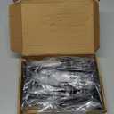 16 Pcs 4" Black Steel Floating Shelf Bracket Blind Shelf Supports - Hidden Brackets for Floating Wood Shelves - Concealed Blind Shelf Support – Screws and Wall Plugs Included