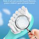 Kids Replacement Heads for Philips Sonicare: 3+ Years Old Children Soft Electric Toothbrush Compact Child Brush Head for Boys Girls, Blue 4 Pack