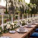 Glass Hurricane Candle Holders 30pcs Candlestick Holders Glass Hurricane Candle Holders Open Ended Candlestick Tubes