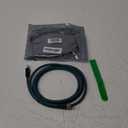 Ethernet Cable M12 X-Coded 8 Pin Female to RJ45 Cat7e Patch Cord for Industrial Automation Actuator Sensor Profibus Network Switches 2M
