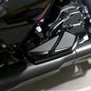 Motorcycle Floorboards Footpegs Shifter Peg Pedal Kit Compatible With For Harley Touring Softail Street Road Glide FLTR FLHX (Black)