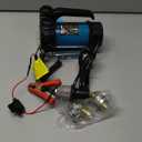 SEESII Diesel Transfer Pump 12V: 13 GPM Electric Fuel Transfer Pump Kit with Nozzle & Hoses for Transferring Diesel, Kerosene, Portable DC Oil Pump for Boat Truck Home, Farm Fueling (Blue)