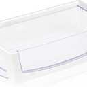 [2 PACK] UPGRADED WPW10224961 Refrigerator Door Shelf Bin Replacement Compatible with Whirlpool Refrigerator Door Shelf W10224961 Maytag Gallon Shelf WRF555SDF WRF555SDH WRX735SDBM Fridge Bin Right
