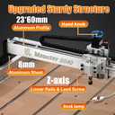 CNC Router Machine 800x400mm, 3 Axis Milling and Engraving Kit with 300W Spindle, Closed-Loop Stepper Motors, Ball Screws & Linear Guides, <±0.03mm Accuracy for Wood Acrylic Metal Aluminum.