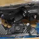 Headlights W/Bulbs for 2008-2012 Honda Accord 4Dr Headlamp Replacement Driver & Passenger Side, NOT fit coupe models or Crosstour models