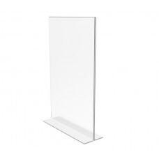 Table Top 8.5x11 Clear Acrylic Sign Holder 11x17.4