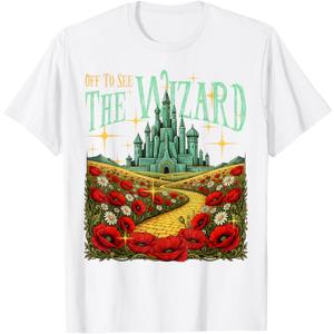 Yellow Brick Road Were Off Wizard T-Shirt, M