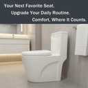 MinSha V/O-Shape Toilet Seat Replacement, Soft Close Quiet No Slam, PP Plastic Quick Release Easy Clean, Universal Fit for 17 oval & Elongated Toilets MinSOQ
