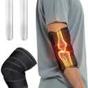 OXYSAIKO Elbow Brace for Cubital Tunnel & Ulnar Nerve Support  Adjustable Night Splint for Tennis Elbow, Tendonitis & Nerve Pain  Comfortable Elbow Stabilizer for Men & Women Fit Most (One Size, Black)