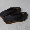 ONCAI Women’s Platform Wedge Flip Flops Trendy Dressy Womans Summer Flatform Sandals with Comfortable Walking Outdoor Rubber Soles (US Size 8)