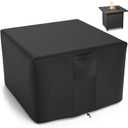 NUPICK 30 Inch Square Fire Pit Cover for Propane Fire Pit/Table, 100% Waterproof Cover Fits 30 Inch Fire Pit, All Weather Resistant