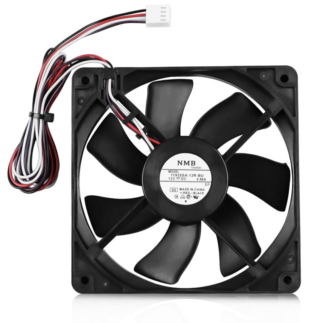 KIT0411 Pellet Grill Induction Fan Motor for Traeger D2 Pro 780 575, Ironwood 650 885, Silverton 620 810, Century 885, Oven Circulation Fan Replacement Part 11925SA-12R-BU, 0.86A 12V DC