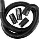 WORKSHOP Wet/Dry Vacs Shop Vacuum Accessories WS25020A Replacement Hose Attachment, 2-1/2-inch x 7-feet Dual-Flex Locking Vac Hose for Wet Dry Shop Vacuum Cleaners