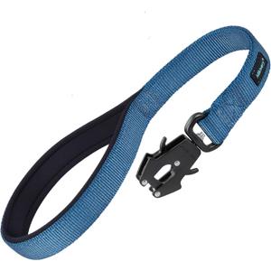 Mikivery Short Dog Leash with Comfortable Padded Handle Heavy Duty Clip for Training Walks Outdoor Suitable for Medium Large Dogs