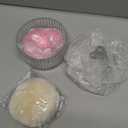 Tioncy 3 Pcs Large Body Powder Puff and Container Valentine's Day gift Powder Container with Puff Crystal Case Soft Washable Reusable Velour Face Body Glitter Wet Dry Makeup (Classic,Clear)