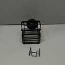 TAILI Patented Suction Cup Toothbrush Holder, Stainless Steel Anti-puddling Shower Toothbrush Holder, No Drilling Removable Organizer for Bathroom Toothpaste, Razor, Kitchen and Office Items, Black