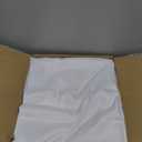 Sancua 6 Pack White Tablecloth 90 x 132 Inch - Rectangle Table Cloth for 6 Feet Tables Stain and Wrinkle Resistant Washable Polyester Table Cover for Dining Wedding Banquet Party Buffet Restaurant