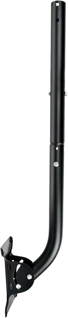 Adjustable Satellite Antenna Mount (Diameter 1 1/2", Length 33 1/4"),Universal Mounting Pole for Tempest Weather Station, Starlink Gen 3, J Pipe Bracket, Aluminum Alloy, Weather Proof