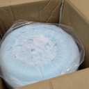 Lucid 3 Inch Gel Memory Foam Topper, 5 Zones, Cooling, Queen Size