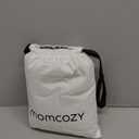 Momcozy Baby Wrap Carrier, Easy to Wear Infant Carrier Slings, Lightweight Hands Free Baby Sling, Adjustable Baby Carriers for Newborn to Toddler 8-35 lbs, Deep Grey