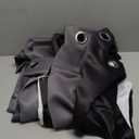 weesire Dark Grey Blackout Curtains for Bedroom Living Room 2 Panels 100% Blackout Ombre Gradient Curtains, 52x84 Inches