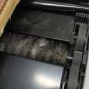 Eyliden Carpet Sweeper, Mini Size Lightweight Hand Push - No Noise, Non-Electric, Easy Manual Sweeping Only for Carpet Cleaning (Black)