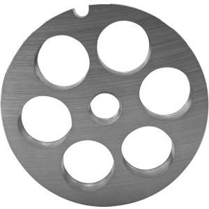 #12 Stainless Steel Meat Grinder Plate Discs Blades Compatible with FGA Food Chopper and Hobart, Cabelas, Weston, LEM, MTN Meat Grinders,Cutting Disks Heavy Duty (18/25 Hole Plate)