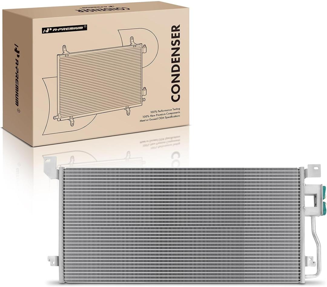 A-Premium Air Conditioning A/C Condenser Compatible with Ford Escape 2009-2012 & Mazda Tribute 2008, Tribute 2009-2011, 2.3L 2.5L, Manual Transmission