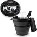 SIMPLEMADE Collapsible Bucket Cleaning Set - Includes 2 Foldable Buckets, Spray Bottle, Rag, Scrubbing Brush and Sponge - Holds Up to 10 liters, Easy Storage, All-Purpose Cleaning Solution