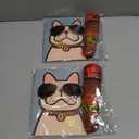 Funny Dog Sunglasses and Gold Chain Toys Set, Cuban Link Necklace with Dollar Sign Charm, Puppy Cat Superstar Costume Outfits Accessories for Boy Small Medium Dogs(Dog)