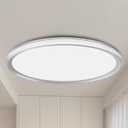 LED Ceiling Light 15-Inch Dimmable Flush Mount with 5CCT Adjustable Color Temperature (2700K-5000K), 35W 4000LM, Ceiling Light Fixture for Bedroom, Kitchen, Living Room, Office, and Hallway.
