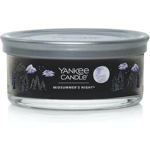 Yankee Candle Midsummer's Night Scented, Signature 12oz Medium Tumbler 5-Wick Candle, Over 16 Hours of Burn Time