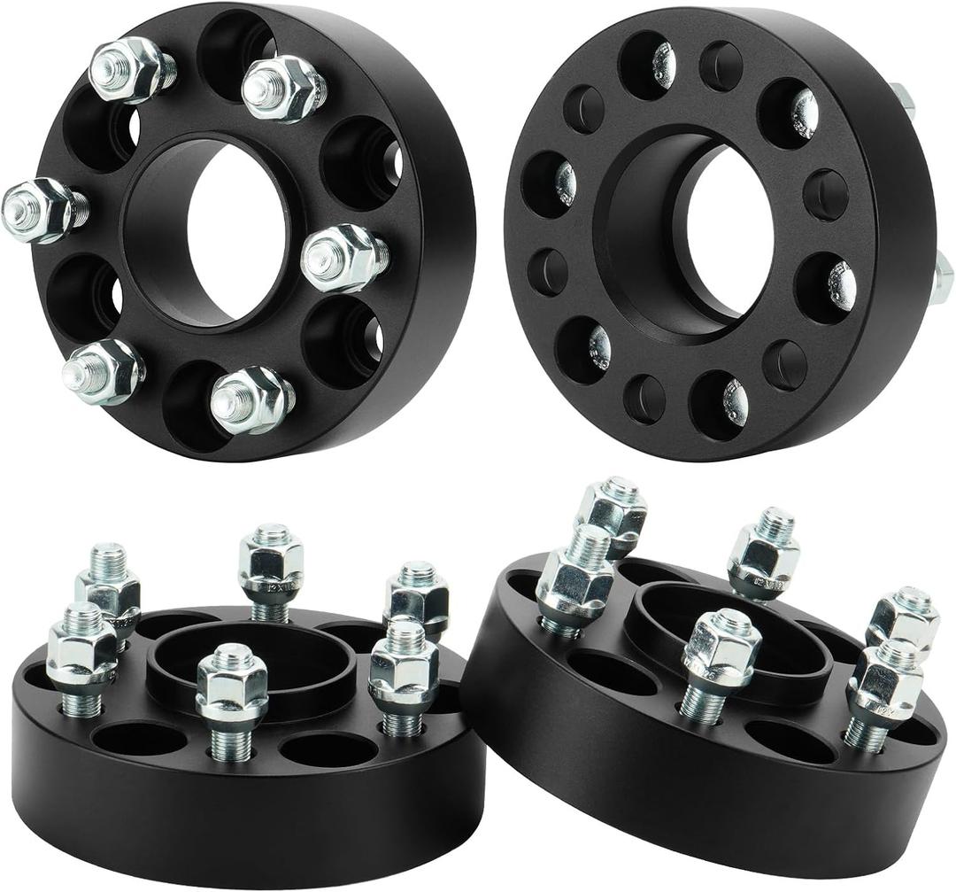 6x4.5 1.5" Wheel Spacers Fit for Nissan Frontier 2005-2023, Pathfinder 2005-2012, Xterra 2005-2015, 6x114.3 66.1mm Hub Bore Wheel Adapters with M12x1.25 Studs Fit for Suzuki Equator 2009-2012