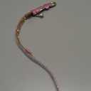 PetsHome Cat Collar, Dog Collar, [Bling Rhinestones] Premium PU Leather with Pendant Adjustable Collars for Big Cat and Small to Medium Dog Small Pink (Small (Pack of 1)