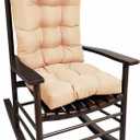 Rocking Chair Cushion, Set of Thicken Seat & Back Chair CushionsSoft Thickened Patio Chair Cushions for Indoor/Outdoor (Khahi)