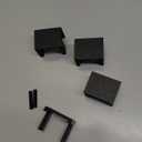 4 PCS Bookcase Connector Compatible with IKEA Billy BookshelfBookshelf Hook Clip Aligner Shelf Straightener for an Organized Look(Black)