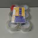 Heavy Duty Clear Packing Tape with Dispenser Combo for Shipping, Moving & Storage,Thicker Clear Packing Tape, 1.88 inches Wide, 60 Yards Per Roll, 6 Pack 360 Total Yards