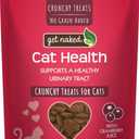 Get Naked Urinary Cat Health Treats with Cranberry & Real Chicken 6oz | Crunchy, Grain-Free, Natural Urinary Tract & Dental Care | Supports UT Support & Fresh Breath | Made in The USA (EXP 07/20/27)