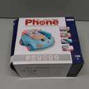 Baby Phone Toy,Baby Toy Phone Cartoon Baby Piano Music Light Toy Children Pretend Phone, Kids Cell Phone Girl with Light Parent-Child Interactive Toy Gift Game Boy Girl Early Education Gift Pink 18M+