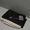 Oterri File Organizer Boxes with Lids, File Box with Mesh Pockets, Document Organizer Box for Letter Size Folders, Zippers Important Document Organizer (Beige, Small-1 Pack Without Folders)