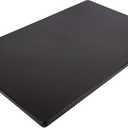 Thirteen Chefs Large 18 x 12 Black Plastic Cutting Board - 1/ 2" Thick HDPE for Restaurants and Professional Kitchens, Black