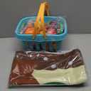 Play Food Set with Cutting Fruits&Felt Tree Mat, Pretend Food Play Kitchen Accessories, Toy Kitchen Food Playset for Toddlers, Preschool Learning Toys for Kids Ages 3 4 5 6 Boys Girls Gift