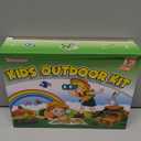 Kids Explorer Kit & Bug Catcher Kit, Camping Gear for Kids, Outdoor Exploration Set with Backpack & Binoculars, Ideal Outdoor Adventure Toys for Boys Girls 3-12 (Green)