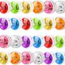 24 Pcs Colorful Light up Yo Yo Ball Bulk LED Responsive Ball Auto Return Bearing Balls Yoyo for Kids Beginner Birthday Classroom Bag Fillers Prizes Gifts, 8 Colors (Color Set 1)