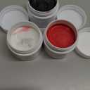 3 Colors Oil Based Face Body Paint Set with 6 Brushes, White Black Red Clown Makeup Kit for Halloween Goth Pennywise Joker Devil Zombie Vampire Skeleton SFX Cosplay Stage, Non Toxic for Kids & Adults