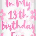 13Th Glass Cup Birthday Gifts For Girls,13 Year Old Girl Gifts,13th Birthday Gift Ideas, Best Presents For 13 Year Old Teen Girls