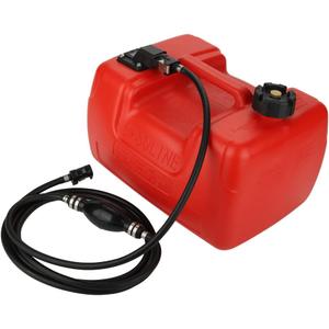 Portable Boat Fuel Gas tank 12L 3 Gallon Marine Outboard Gas Tank for YAMAHA Barco De Motor Fuera De Borda with Connector Replace Yamaha 6YL-24201-24-00 Portable Gas Tank