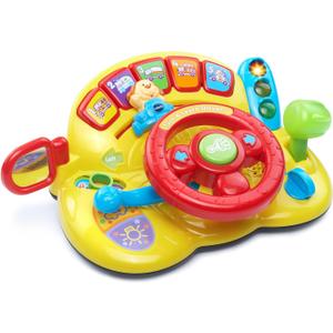 VTech Turn and Learn Driver, Yellow (8.86 x 10.79 x 4.33 Inches)