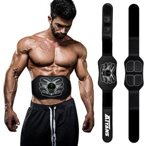 ABS Stimulator,Ideal Home Office Fitness Workout Equipment,Easy Abdominal Muscle Stimulation and Muscle Activation, Strength Training Equipment for Men and Women